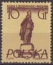 Poland 1955 Monuments 10 GR Brown Scott 669. Polonia 669. Uploaded by susofe